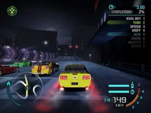 Gameplay de Need For Speed Carbon en Intel GMA 3150