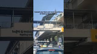 Ala Hyderabad Lo Raidurg Metro Station | Busiest Metro Station | Hyderabad City Vlogs | Viral Shorts