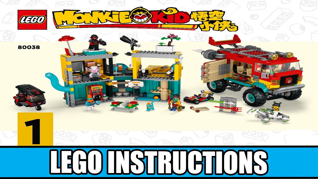 Monkie Kid - Monkie Kid's Team Van LEGO instructions
