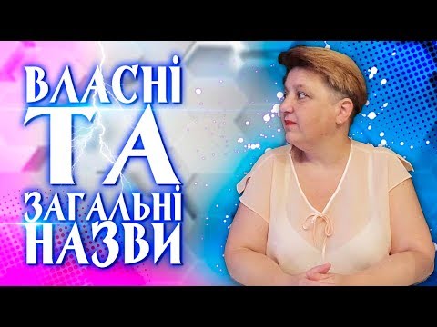 Іменник ВЛАСНІ та