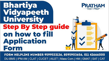 Bhartiya Vidyapeeth University - Step By Step guide on how to fill Application Form