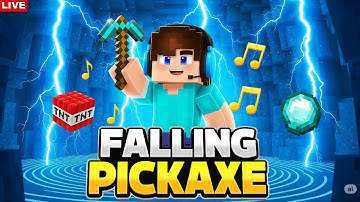 🔴 Minecraft Falling Pickaxe #shorts