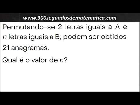 COMBINATORIAL ANALYSIS - Exercise 51 - Permuting 2 identical letters A and n identical letters B