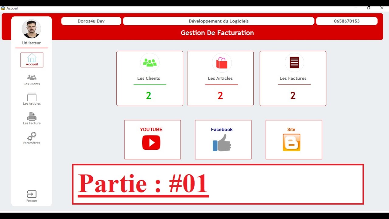 Easy_Fact : gestion facturation Partie #01