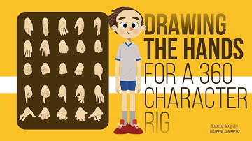 Rigging Journey - Drawing the hands for a 360 Character Rig