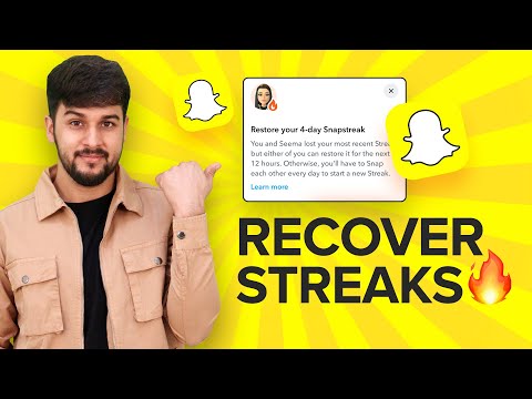 How To Recover Snapchat Streak Without Paying | Lost Snapchat Streak Restore 2023