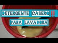 Detergente para lavadora con solo tres ingredientes