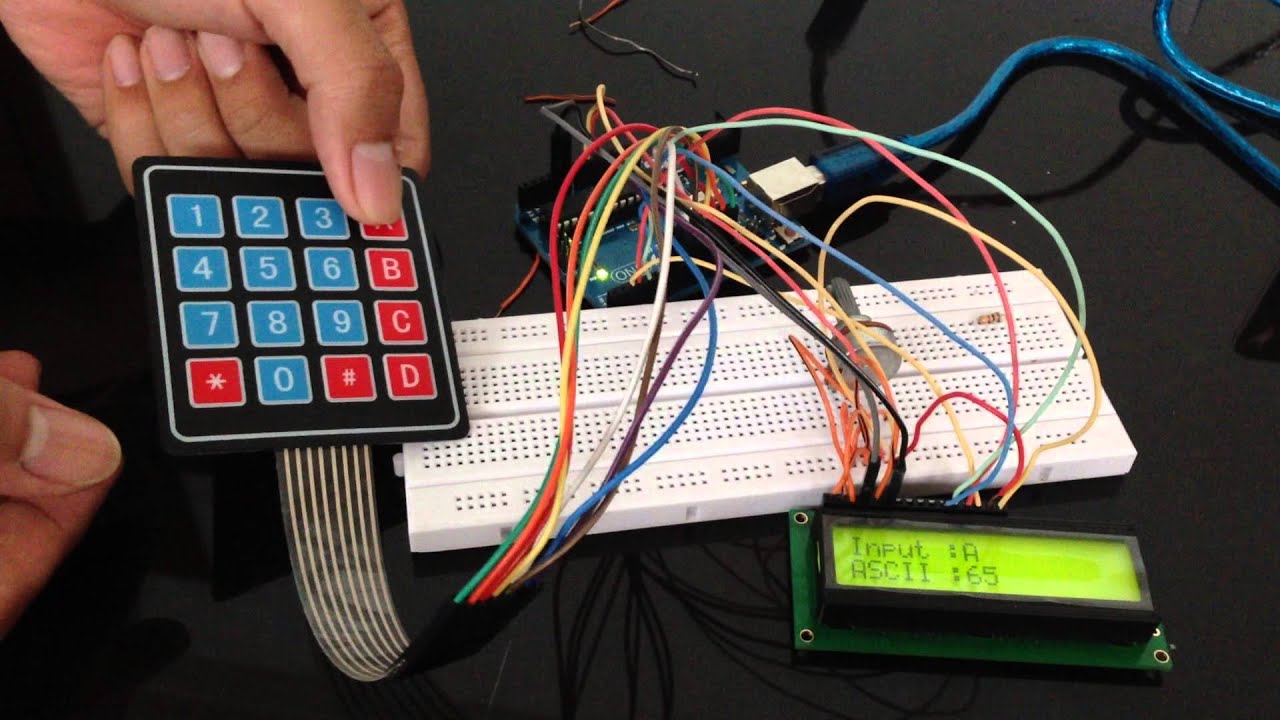Keypad Converter to ASCII with Arduino - YouTube