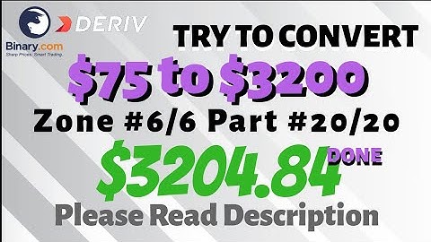 Zone#6/6 Part#20/20 $3204.84 Done $10 to $3200 free bot binary.com deriv profit consisten digitdiffe