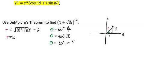 Use DeMoivre