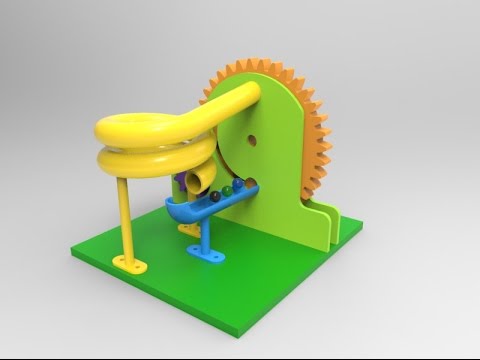 How to make 3D motion study in solidworks tutorial | marble machine ...