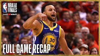 2019 NBA Finals Five thoughts Game 4 recap: Toronto Raptors 105, Golden  State Warriors 92 - Raptors HQ