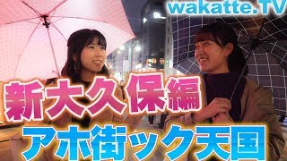 韓国好きが集まる新大久保の偏差値は？アホ街ック天国！新大久保編！【wakatte.TV】#121