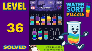 Water Sort Puzzle – Level 36 | Fast & Clean Solution