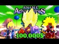 Spending 100k robux to obtain double unique vegito anime adventures