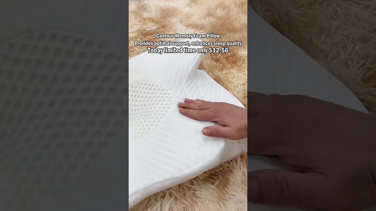 Enhance Sleep with Memory Foam Pillow – Perfect Neck Support & Comfort