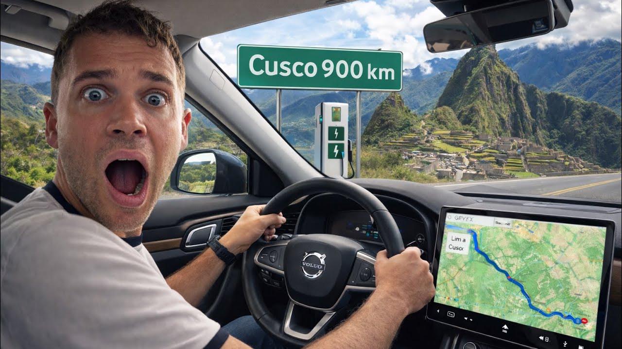 ¡900 KM en CARRO ELÉCTRICO de LIMA a CUSCO! ¿LLEGAREMOS? 😱