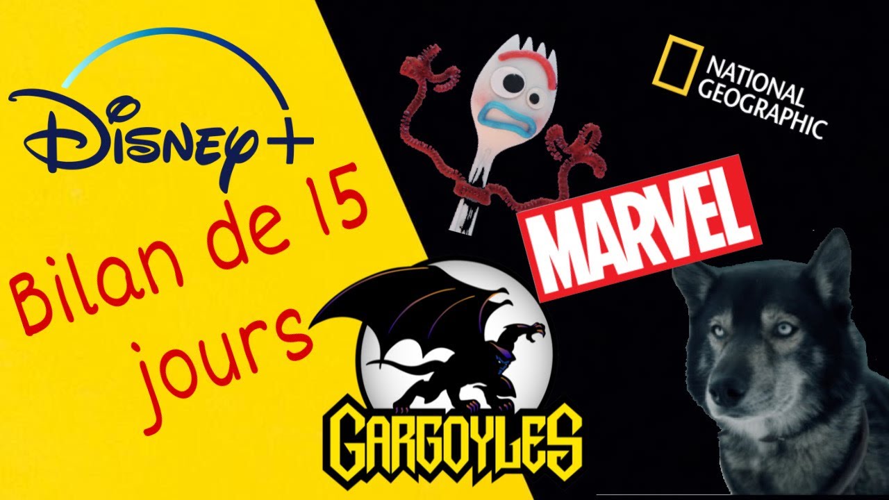 Disney + : Togo ,  Gargoyles , Wall.E , Fourchettes ...