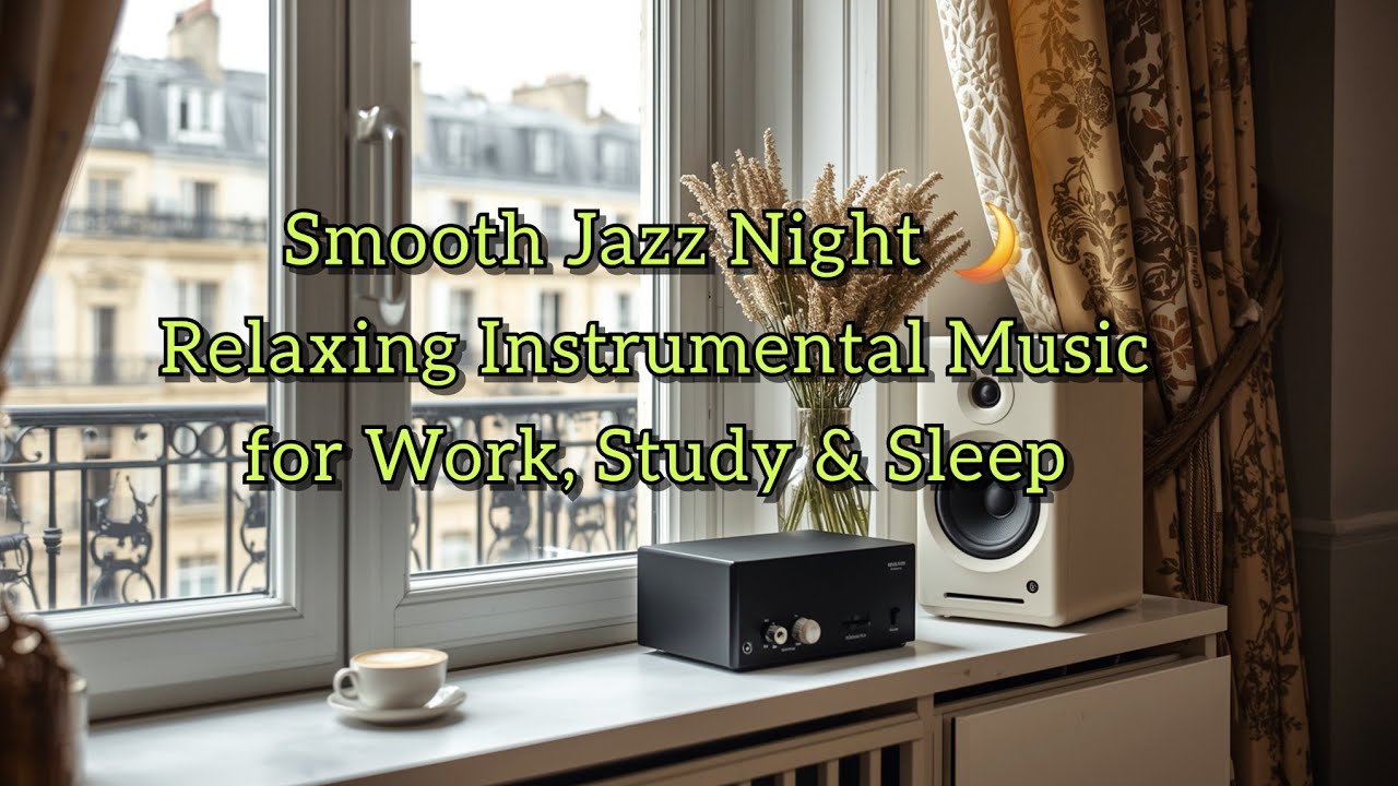 Smooth Jazz Night 🌙 Relaxing Instrumental Music for Work, Study & Sleep