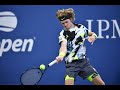 Andrey Rublev wins set point with a BROKEN RACQUET! | US Open 2020 Hot Shots