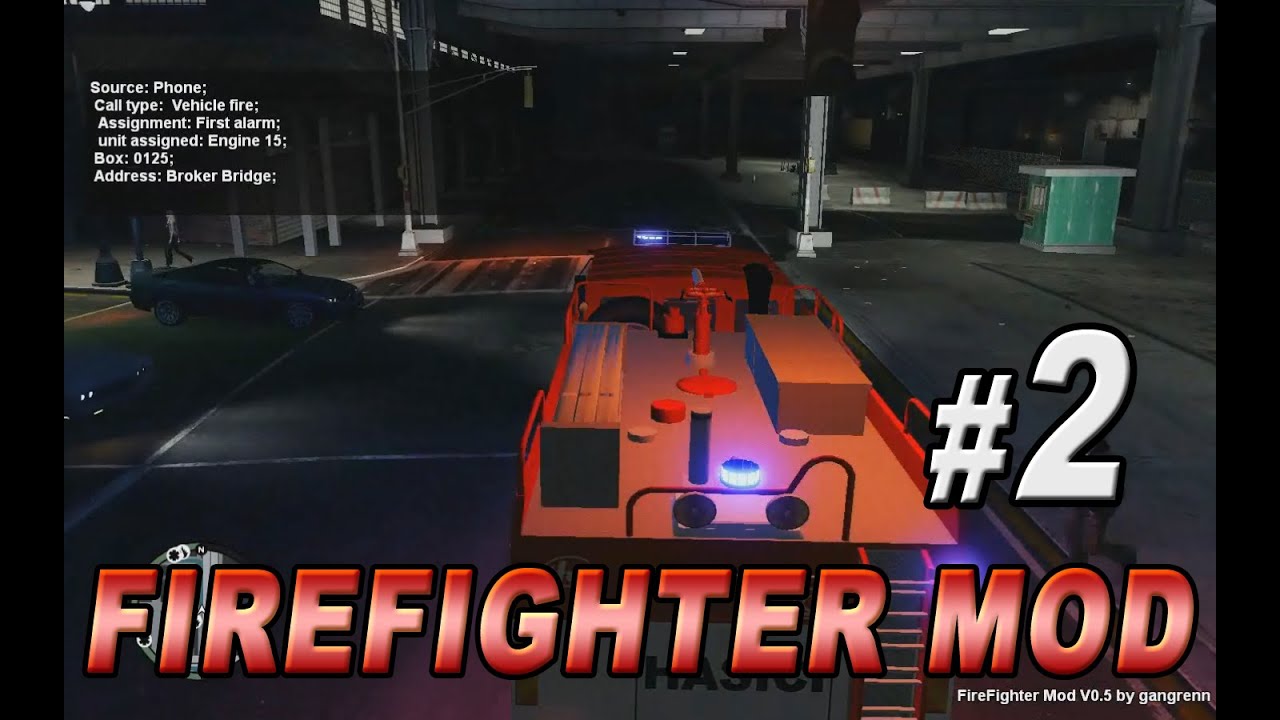 GTA IV Hasiči v akci - Den 2. - Požár vozidla [HD]