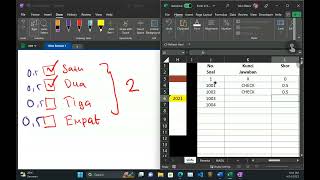 Tutorial Pembuatan dan Penskoran Pilihan Ganda Kompleks / Checklist Aplikasi Bimasoft screenshot 4