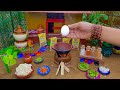 Miniature egg maggi masala l village style egg maggi l miniature cooking l tiny cooking l