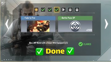 Win 1 MP Match with a Sniper Rifle Equipped call of duty mobile - codm - cod mobile