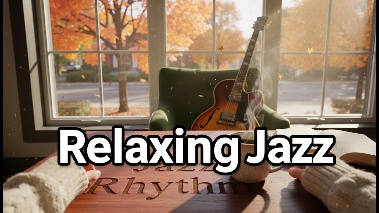 Relaxing Jazz - Warm Autumn Morning • Cafe Jazz Music for Focus & Reading