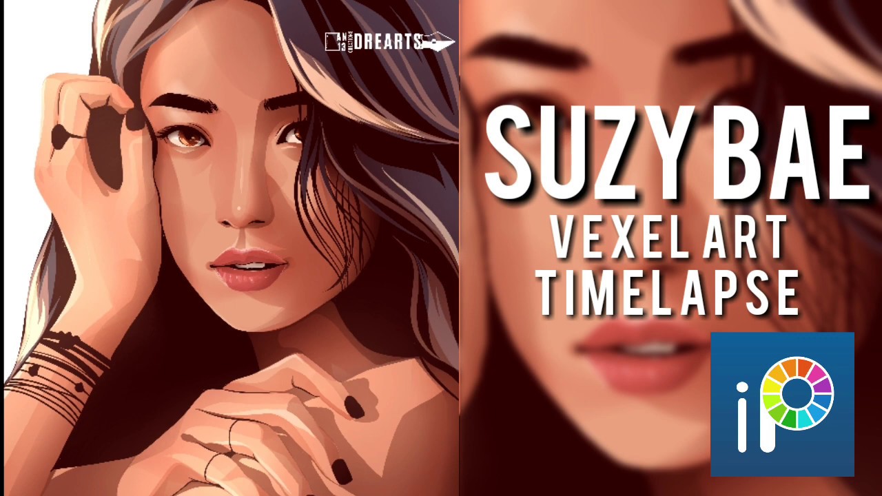Vexel Art "Suzy Bae" on Ibis Paint x (Timelapse) - YouTube