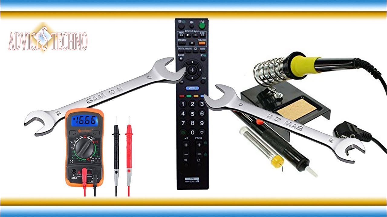 How to repair the remote control keys,buttons with stapler - YouTube