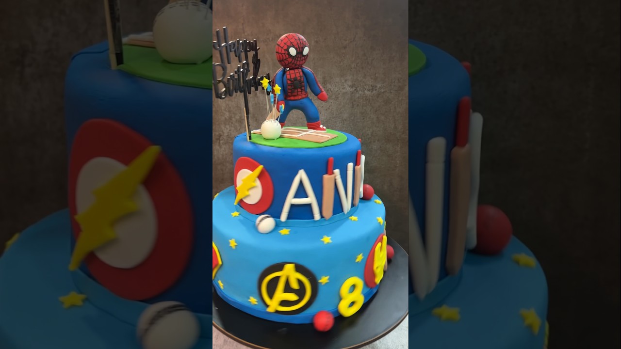 Superhero Spiderman cake design | birthday cake for boys 
