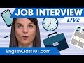 What to say at your job interview? English Phrases & Tips!