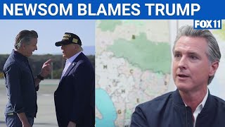 Newsom: Anti-ICE riots were Trump's mess  | FOX 11 LA