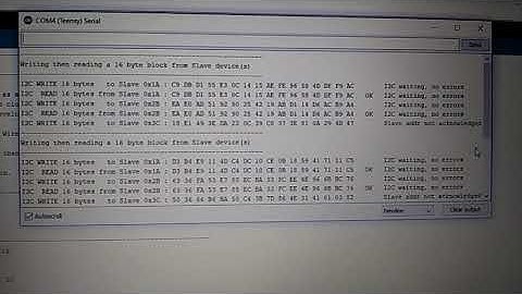 Teensy 3.6 I2C Loopback - Getting Started with I2C on Teensy