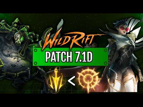 Wild Rift 7.1D Patch, Major Champion Changes with W Buffs - Full Summary