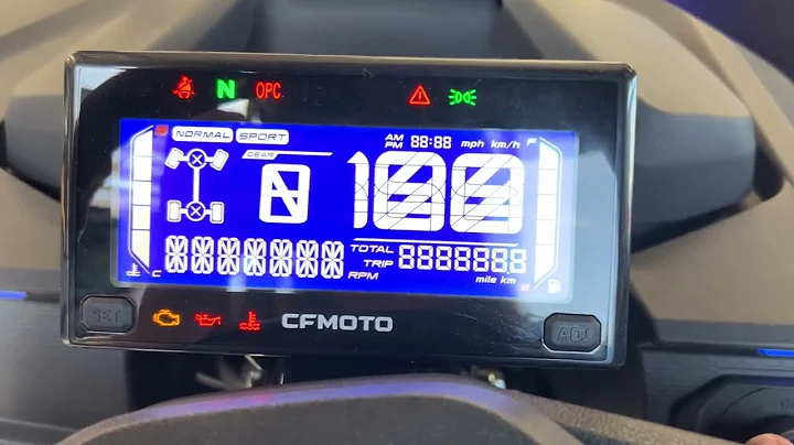 How to change the time on your CFMoto