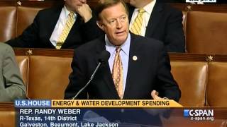 Rep. Weber highlights importance of Sabine Neches Waterway during debate on H.R. 4923