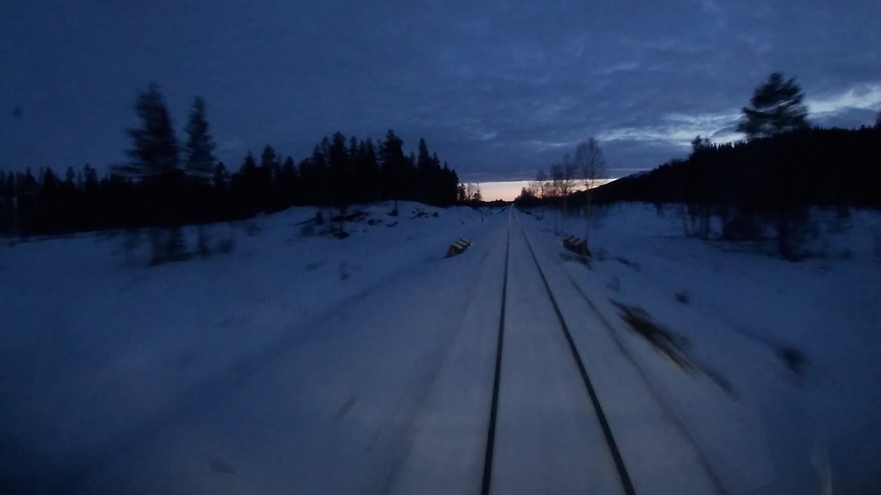 Driver`s Eye View: Mosjøen-Grong before nightfall (Di4)