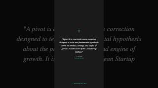 The Lean Startup -- Pivot or Persevere | Press Play Book Club #Shorts