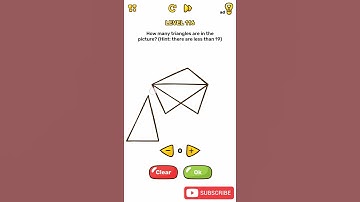 Brain Blow Level 116 How many triangles are in the picture Walkthrough