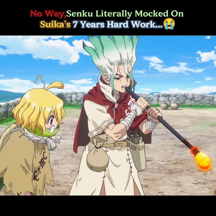 Senku Made Revival Fluid In One Day 🤣 || Senku And Suika Dr. Stone Season 4 #drstone #senku #suika