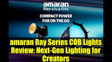 amaran Ray Series COB Lights Review: Next-Gen Lighting for Creators | Jose Antunes
