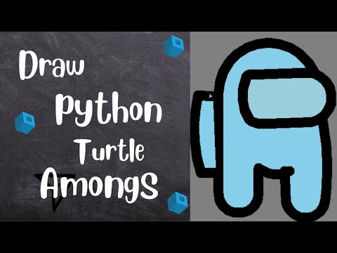 How to Draw the Among Us Logo with Python Turtle