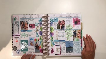 HAPPY PLANNER | Flip through Memory Keeping | July & Aug 2019 | In Swedish