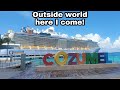 After more than 1 month, I can see the outside world | •I work in a cruiseship•| •Cozume excursion.