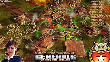 * Scud Boss * Boss General | 1vs7 Hard Random | Generals Zero Hour