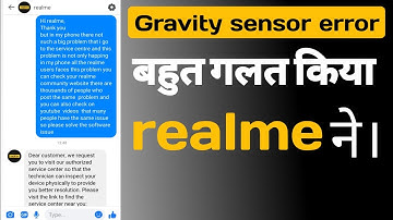 ये बहुत गलत है | realme gravity sensor error | Proximity sensor error | How to fixed gravity sensor
