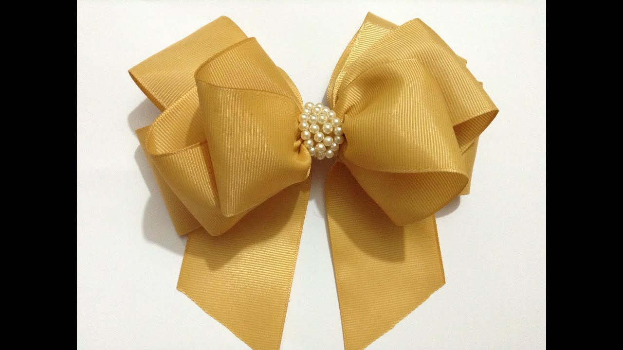 Petición especial   elaboración de lazo doble  VIDEO No.554 creaciones rosa isela