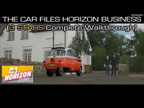 Forza Horizon 4 - The Car Files Horizon Business (3 Stars Complete Walkthrough)
